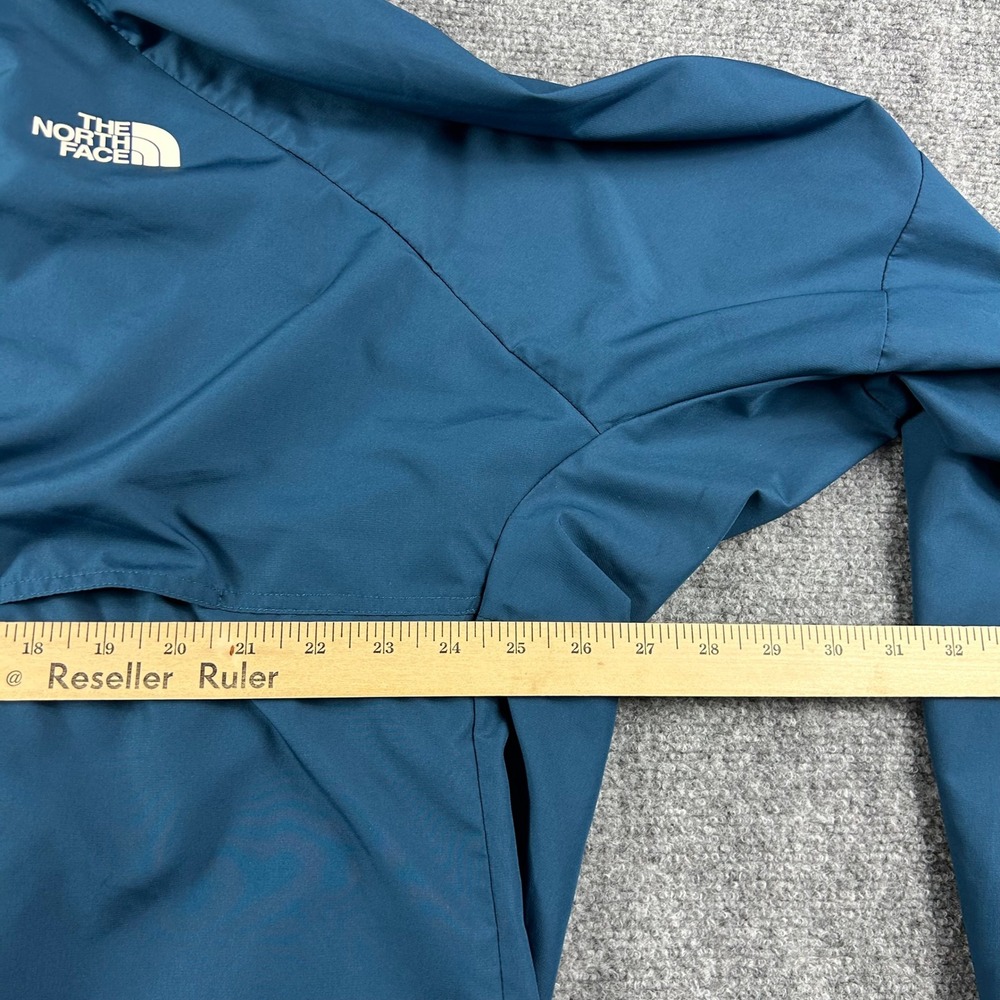 The North Face Windbreaker Jacket Mens XXL Blue WindWall Hooded Full Zip Hiking - Picture 3 of 10